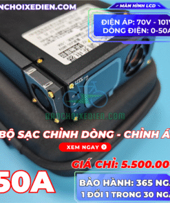 Bộ sạc siêu nhanh thế hệ mới 4000W điều chỉnh dòng 50A và áp 70V -101V
