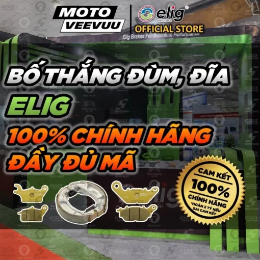 Bố thắng đĩa, má phanh đĩa ELIG SU001 Dùng cho DatBike Quantum - Hình ảnh 3