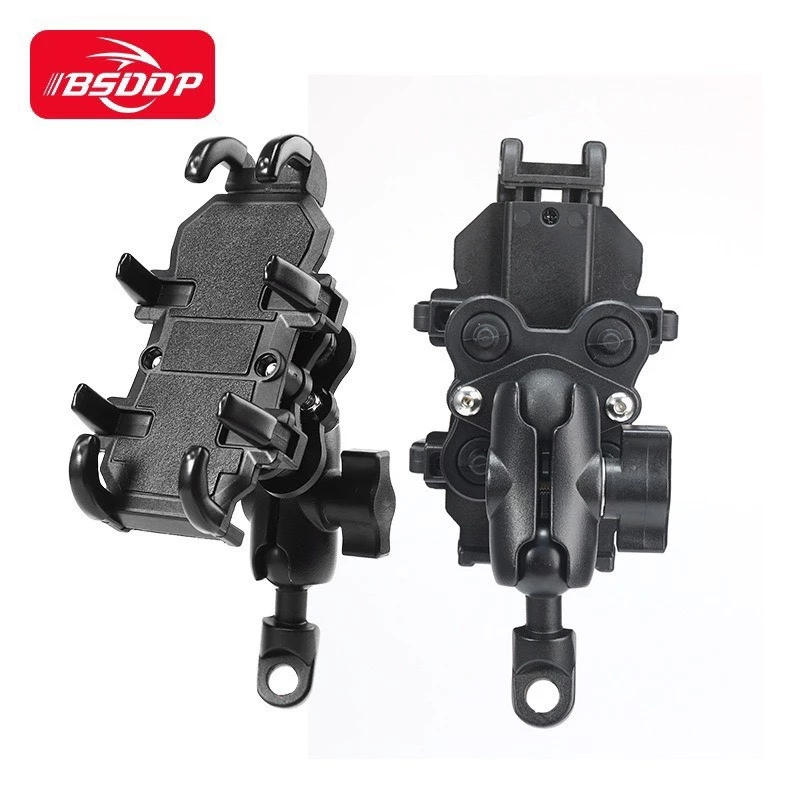 Kẹp điện thoại, Giá đỡ gắn điện thoại chống sốc gắn chân gương hoặc ghi đông.
