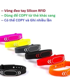 Vòng Đeo Tay RFID Silicon, Thẻ từ RFID 3.56Mhz Loại COPY nhiều lần cho Quantum.
