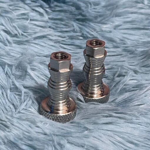 Cặp ốc nòng tăng sên inox 304 CNC cao cấp - Hình ảnh 3