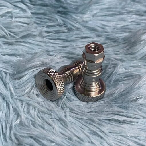 Cặp ốc nòng tăng sên inox 304 CNC cao cấp - Hình ảnh 2