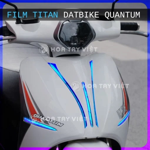 Miếng dán TITAN trang trí DEMI & XI NHAN DATBIKE QUANTUM chống trầy xe máy điện datbike - Hình ảnh 4
