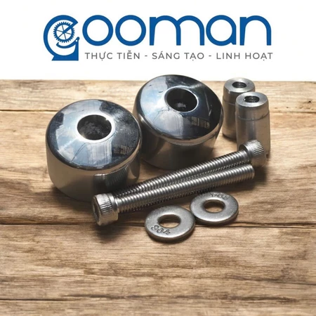 Gù Tay Lái Inox 304 cho Datbike Quantum - Lắp Như ZIN