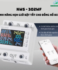 Đồng hồ đo điện năng WiFi KWS-302WF CHÍNH HÃNG có hẹn giờ, điều khiển từ xa