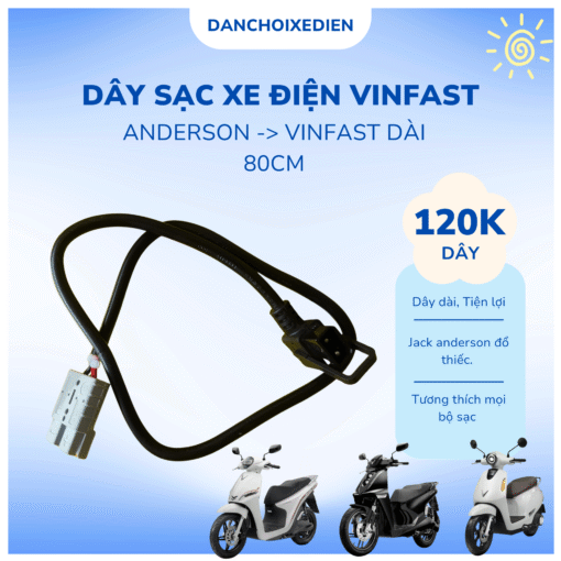 Dây sạc xe điện Vinfast