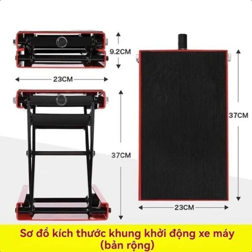 Bàn nâng hạ gầm sửa chữa xe máy, xe điện chuyên nghiệp tiện lợi. - Ảnh 5