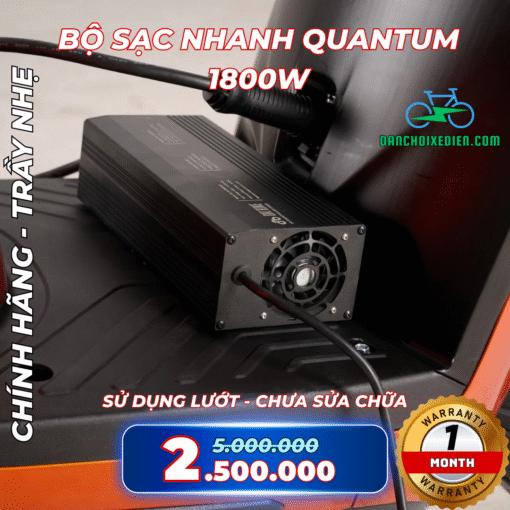 Bộ sạc nhanh Dat Bike Quantum 1800W Chính hãng (sài lướt)