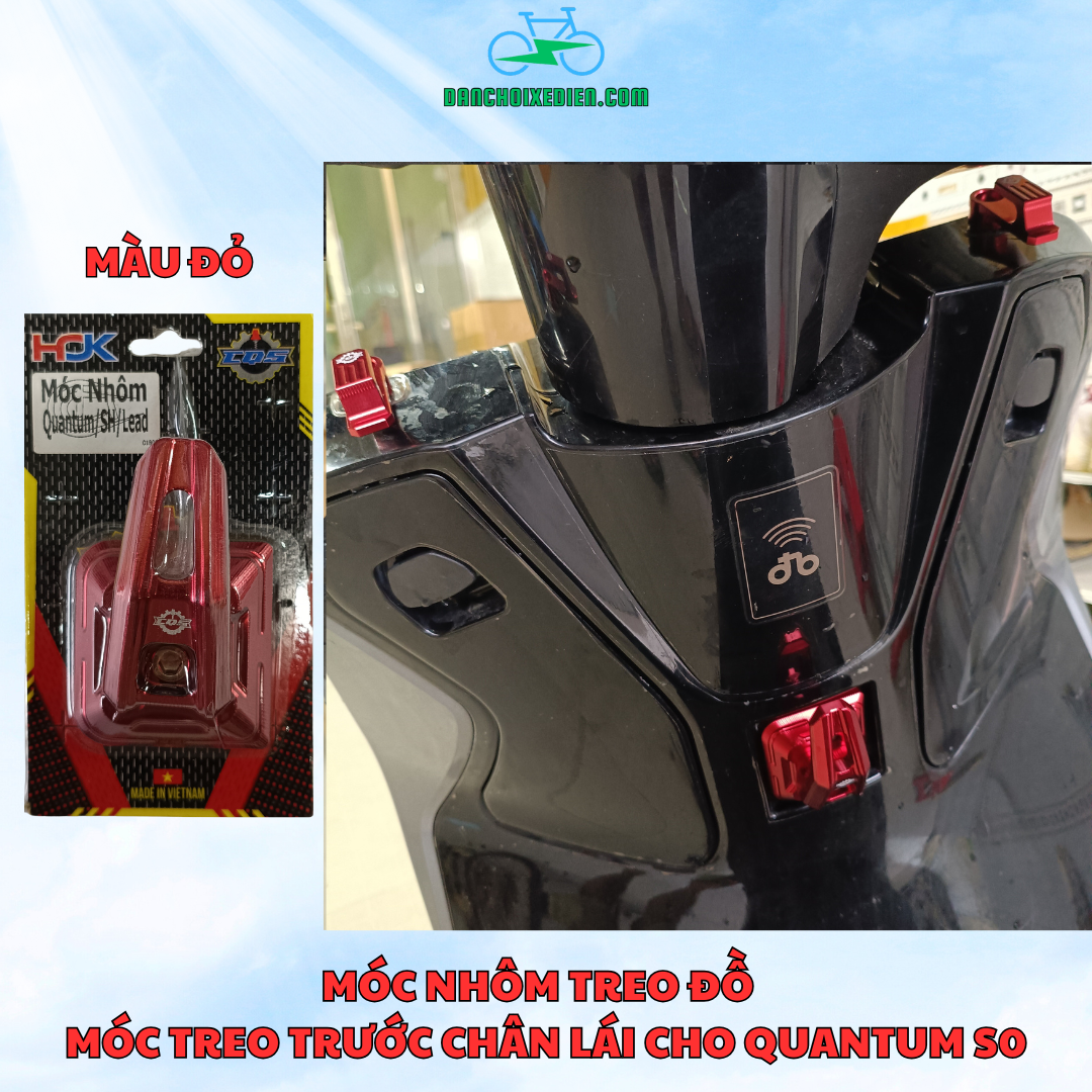 Móc Nhôm Treo Đồ Trước Chân Lái Cho Datbike Quantum S0 – Phụ Kiện Tiện Ích, Thẩm Mỹ - Ảnh 2