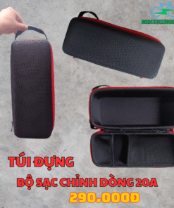 Túi đựng bộ sạc chỉnh dòng 20A - Chất liệu cao cấp.
