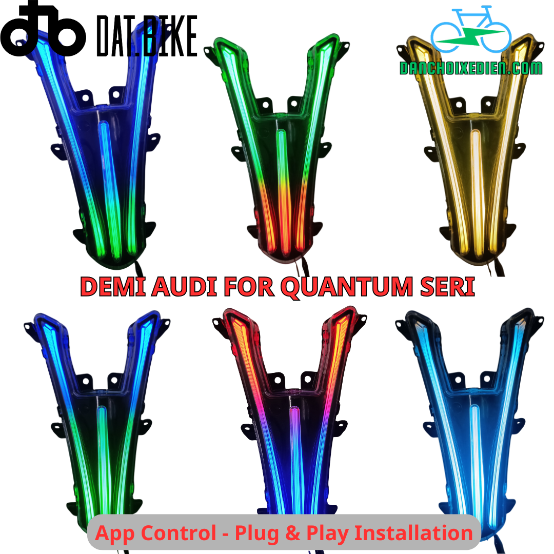 Đèn Demi Audi A11 cho Dat.Bike Quantum (S0-S3) | Điều Khiển Qua App | Lắp Đặt Plug & Play