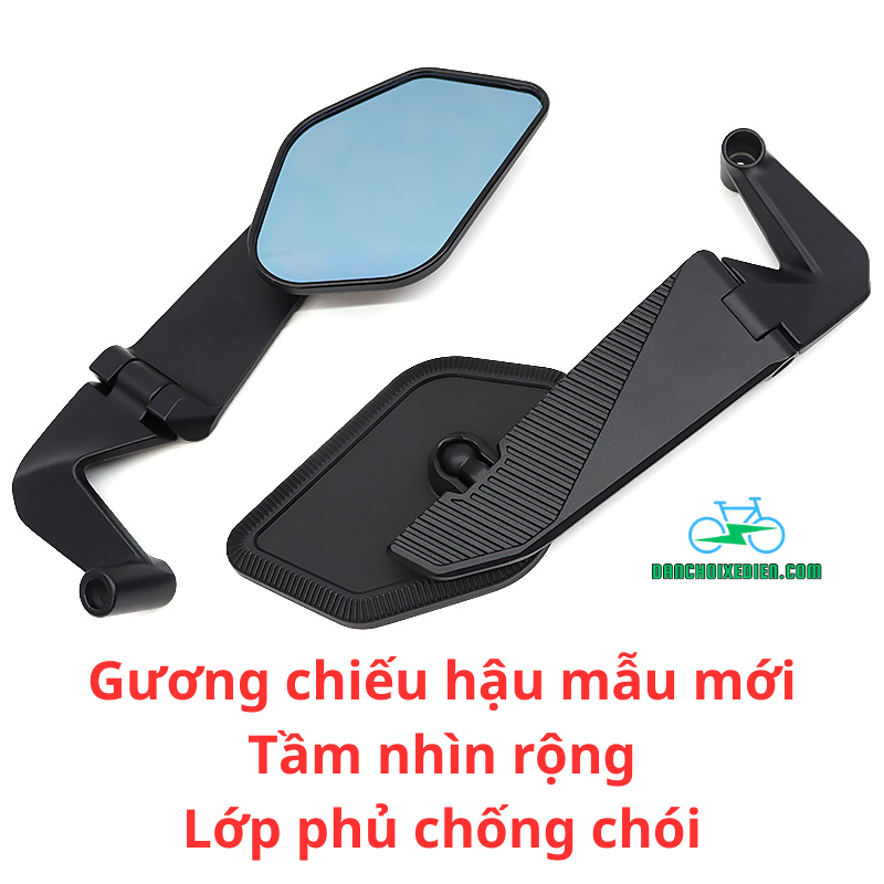 Gương Chiếu Hậu Xe Máy Điện Mẫu Mới – Tầm Nhìn Rộng, Chống Chói Cao Cấp, Thiết Kế Thể Thao Hiện Đại - Ảnh 5
