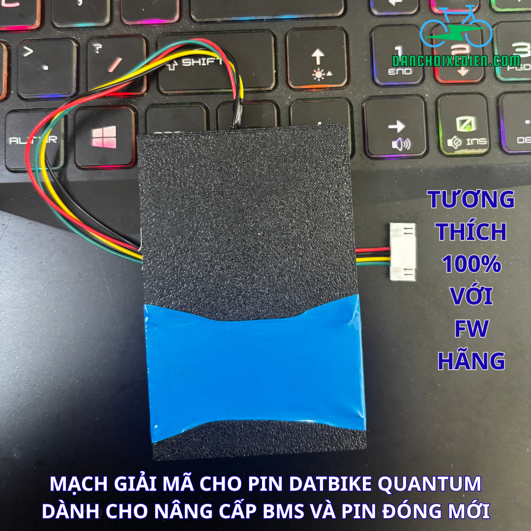Mạch Giải Mã BMS DatBike Quantum – Nâng Cấp BMS, Đóng Pin Mới, Tương Thích Firmware