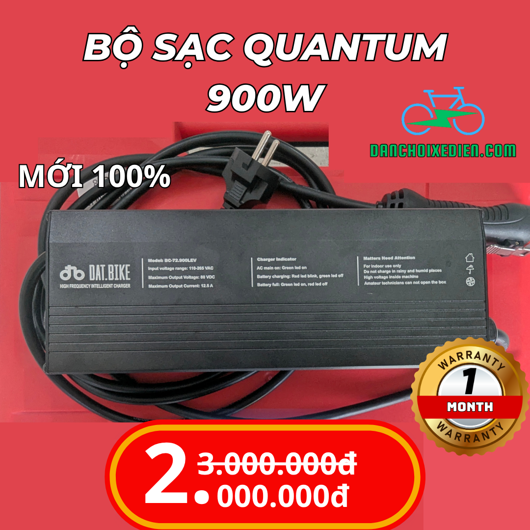 Bộ sạc Dat Bike Quantum 900W Chính hãng (Mới 100%)
